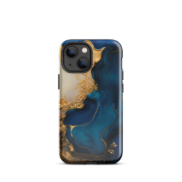 Midnight Abstract Paint Tough Case for iPhone®