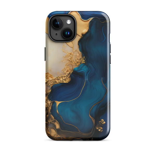Midnight Abstract Paint Tough Case for iPhone®