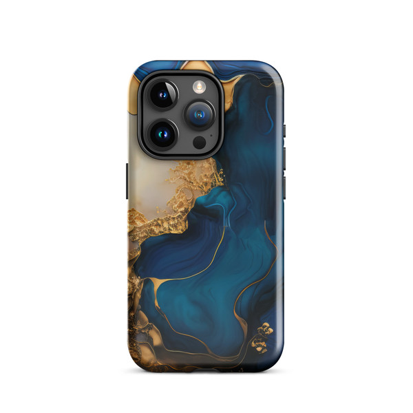Midnight Abstract Paint Tough Case for iPhone®