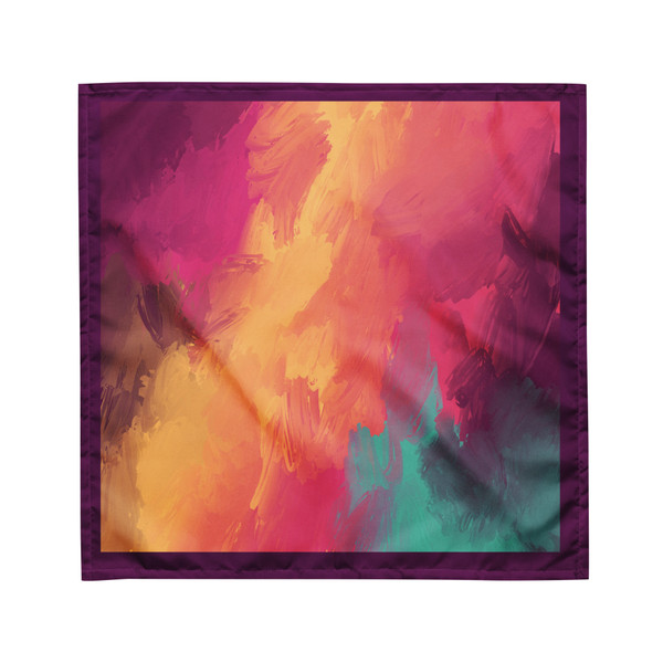 Abstract Paint bandana