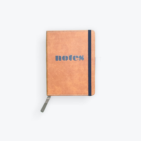 Mini Notebook - Luggage Brown