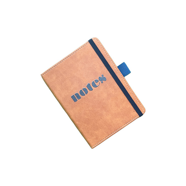 Mini Notebook - Luggage Brown