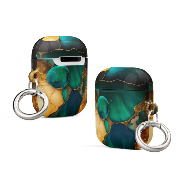 Emerald Abstract Paint Case for AirPods®