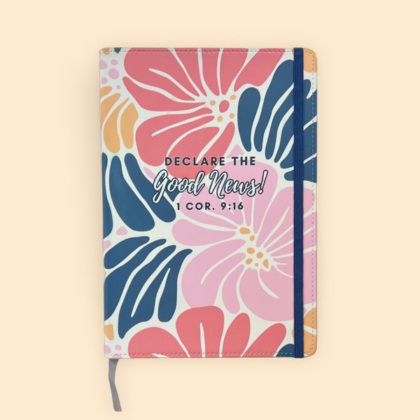 Declare the Good News Notebook Retro Florals