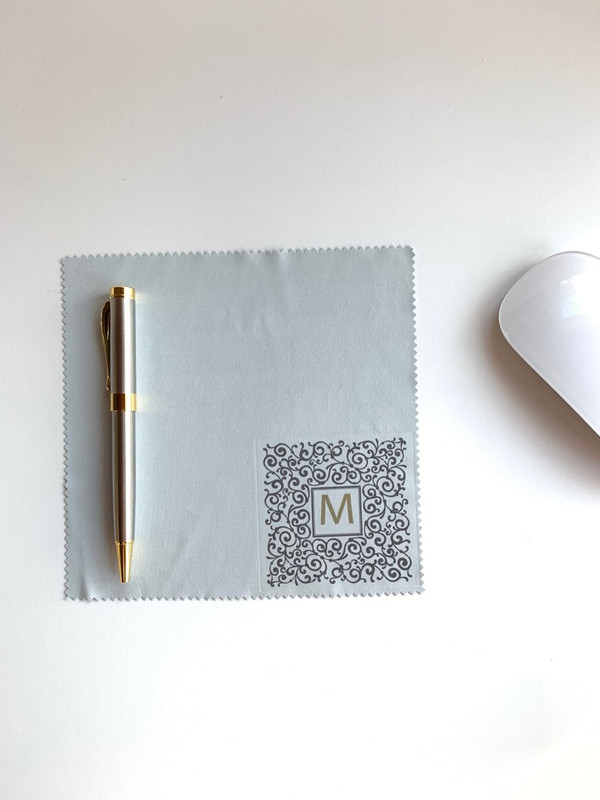 Monogram Microfiber Cloth and Pen Set