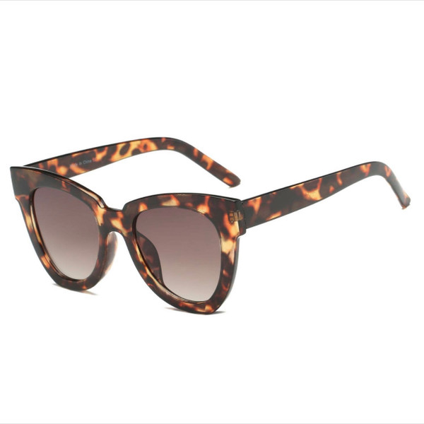 Round Cat Eye Tortoise Sunglasses