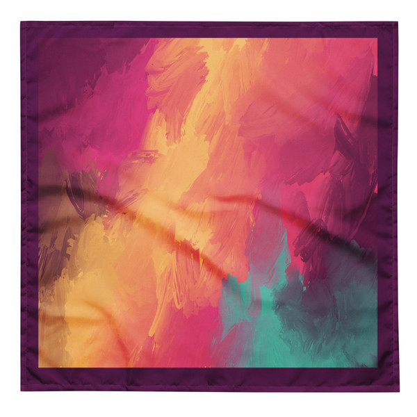 Abstract Paint bandana