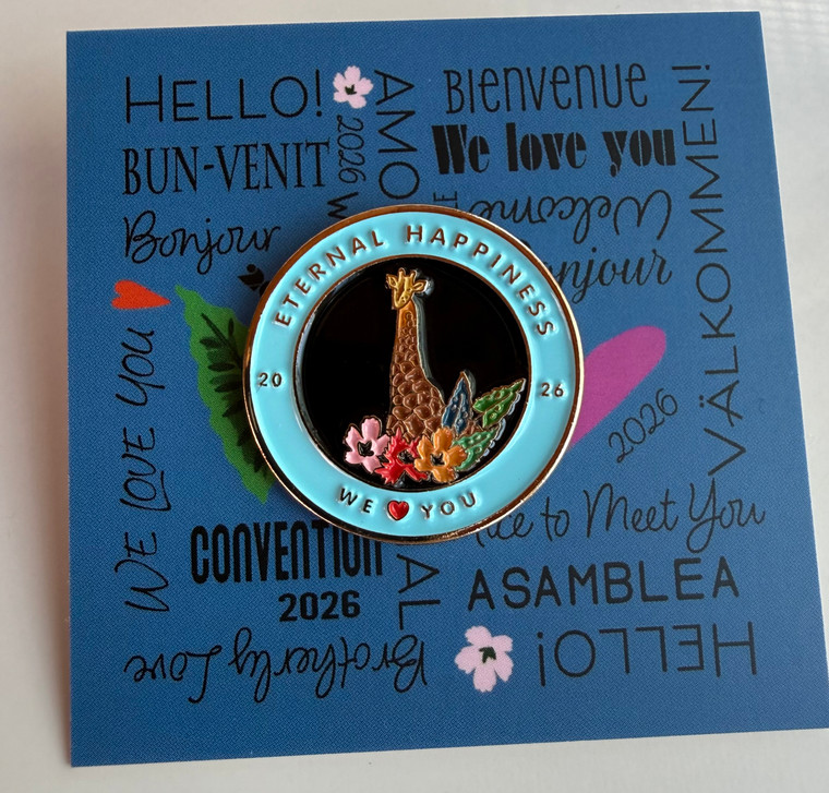 Eternal Happiness Giraffe 2026 Enamel Pin
