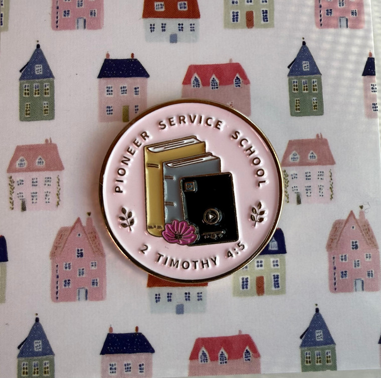 Pioneer Service School Enamel Pin