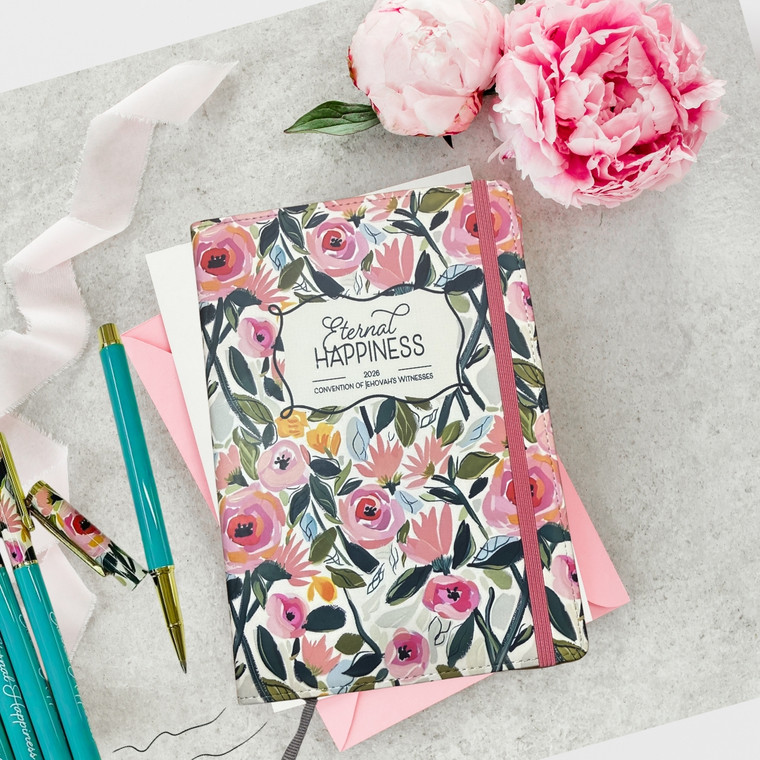 Eternal Happiness Convention Notebook - Floral