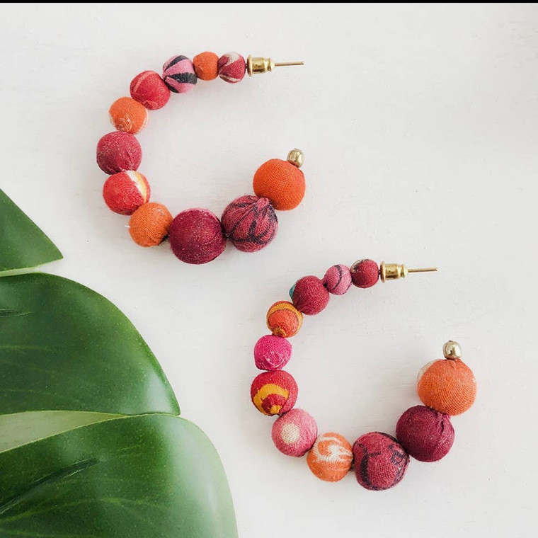 Kantha Graduated Fiesta Hoops