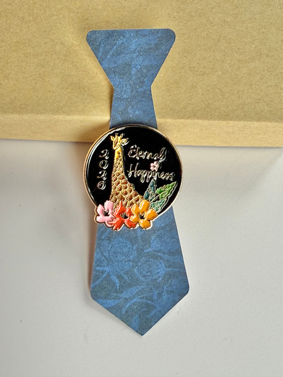 Eternal Happiness 2026 Giraffe Tie | Lapel Pin