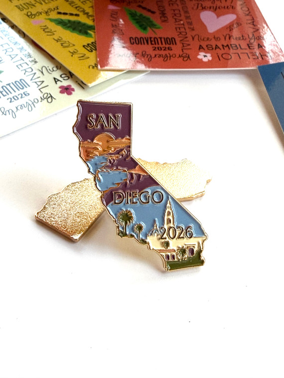 San Diego International Convention Pin