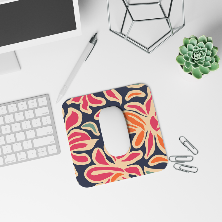 Retro Florals 2  Mousepad