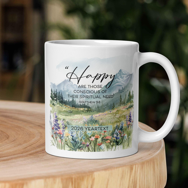2026 Yeartext Country side Mug