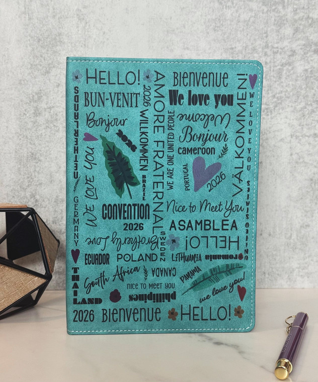 Eternal Happiness Convention Notebook -Teal