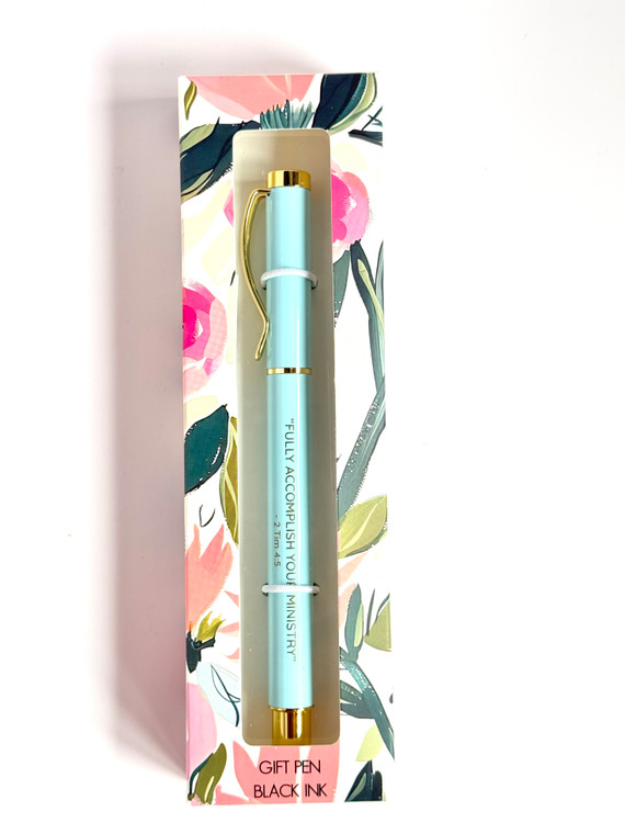 NEW Fully Accomplish Your Ministry Pen Collection Blue