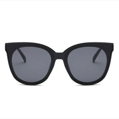 Round Cat Eye Black Sunglasses - KiCrafts Handmade Gifts