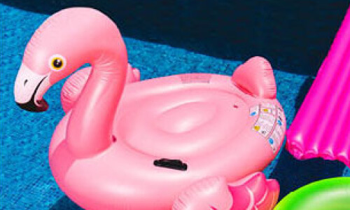 Flamingo pool float