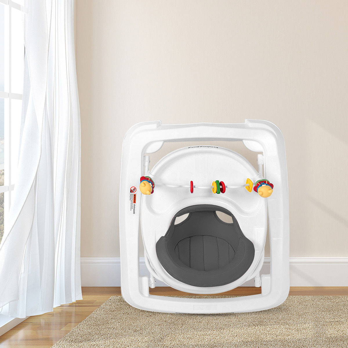 Giantex Baby Walker Adjustable Height Toy Wheels Folding Portable 3 Colors