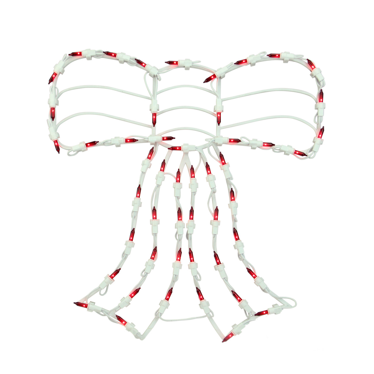 Lighted Bow Window Silhouette Christmas Decoration - 14