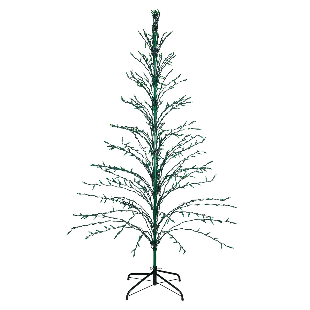 Northlight 6' Lighted Christmas White Birch Twig Tree Outdoor Decoration -  Warm White LED Lights