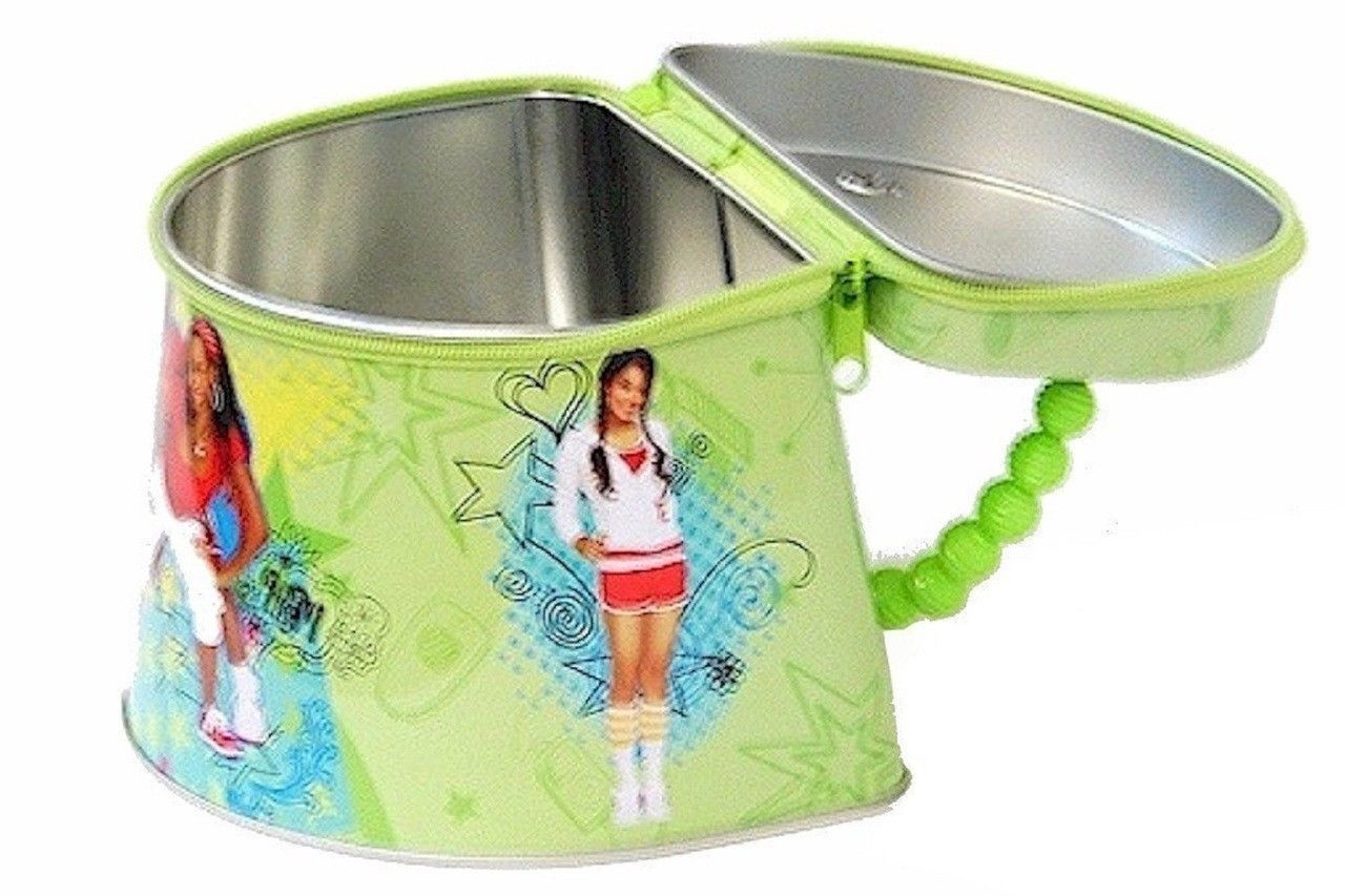 Disney High School Musical Girl's HSM Green Tin Lunch Box