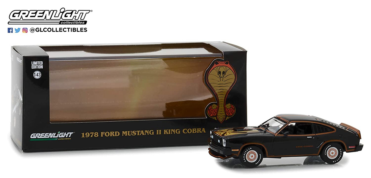 Greenlight 1:43 1978 Ford Mustang II KING Cobra