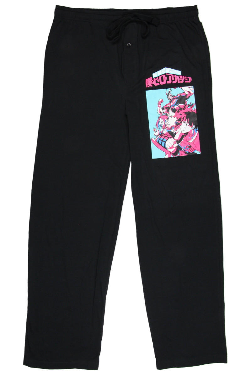 My Hero Academia Mens' Class 1A All Might Deku Sleep Lounge Pajama Pants 840161471161