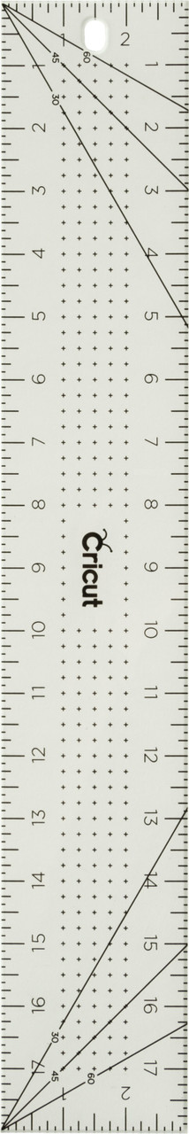 Cricut Acrylic Ruler 3X18-Mint