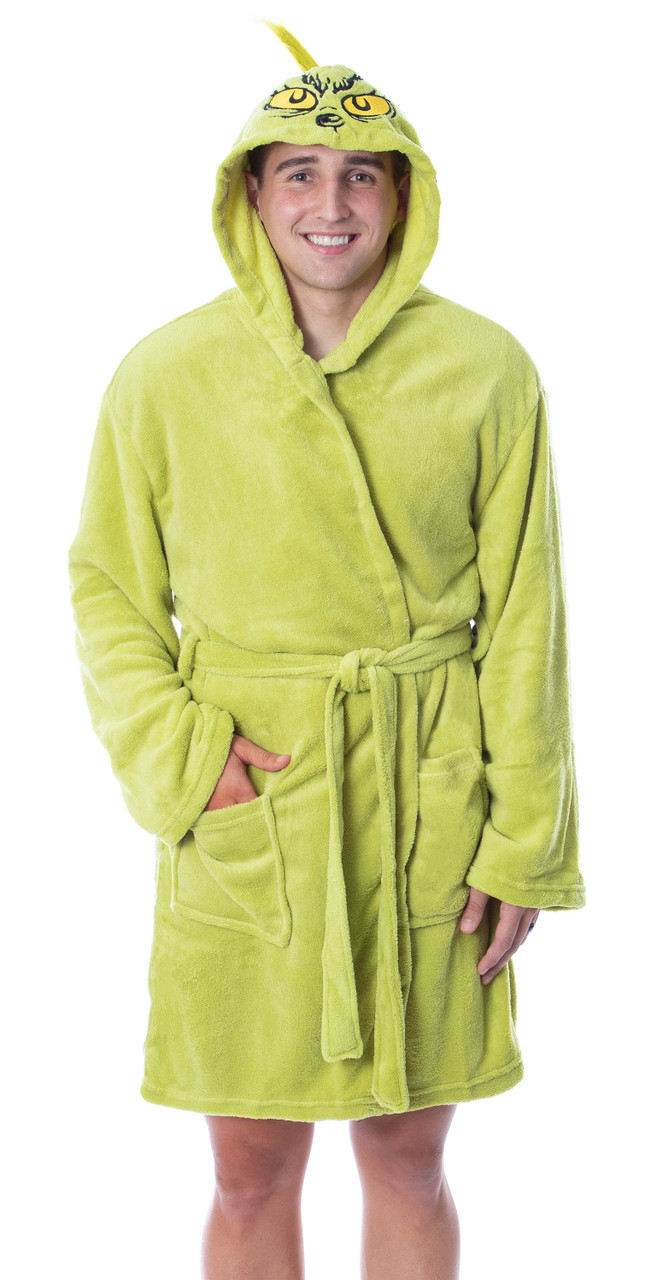 Dr. Seuss The Grinch Who Stole Christmas Adult Costume Character Robe ...