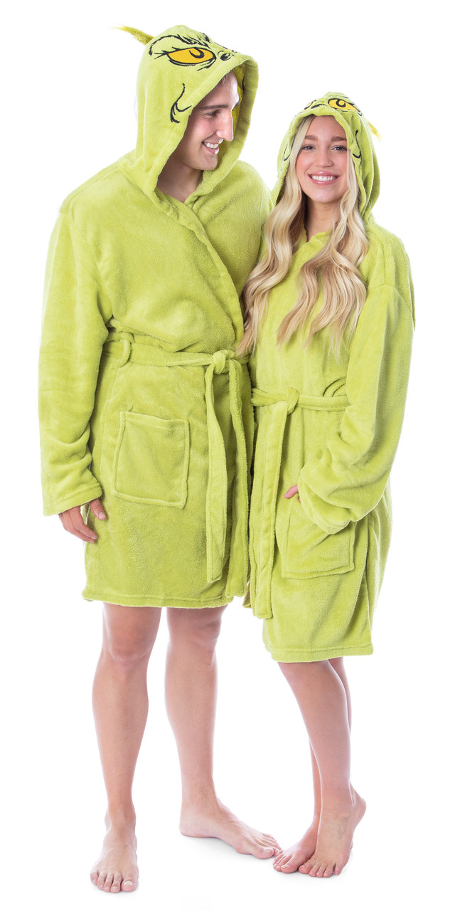 Dr. Seuss The Grinch Who Stole Christmas Adult Costume Character Robe ...