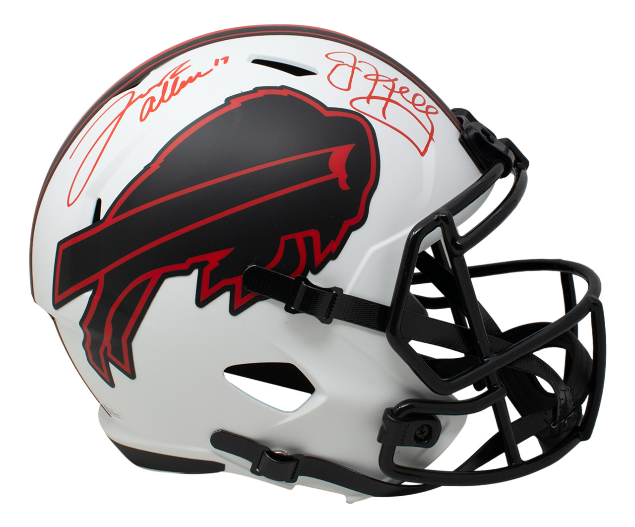Jim Kelly Signed Buffalo Bills Speed Lunar NFL Mini Helmet