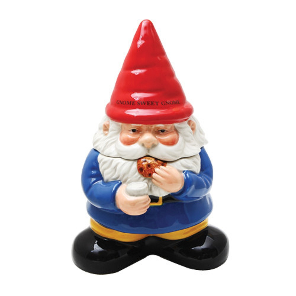 Gnome Sweet Gnome Cookie Jar