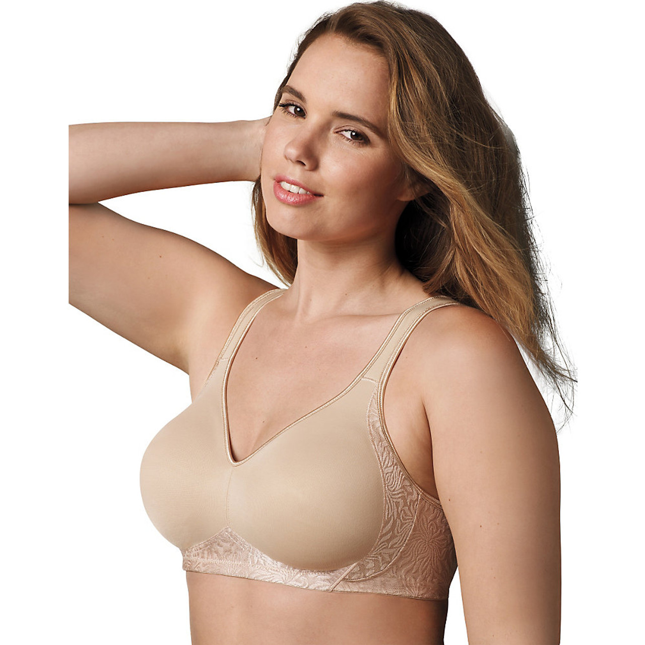 Playtex Women's 18 Hour Seamless Smoothing Wirefree Bra Nude Size 36C