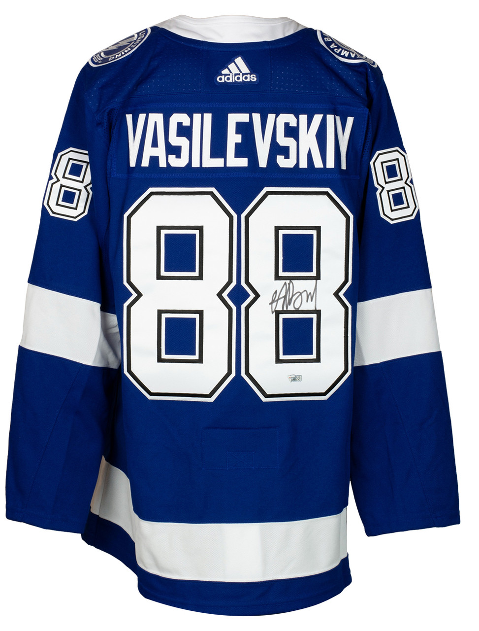 Andrei Vasilevskiy White Tampa Bay Lightning Autographed adidas