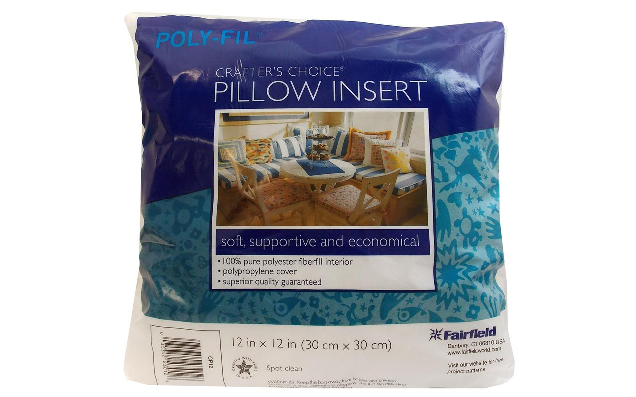 Poly Fil Crafter's Choice Pillow Insert 18x18 2 pack