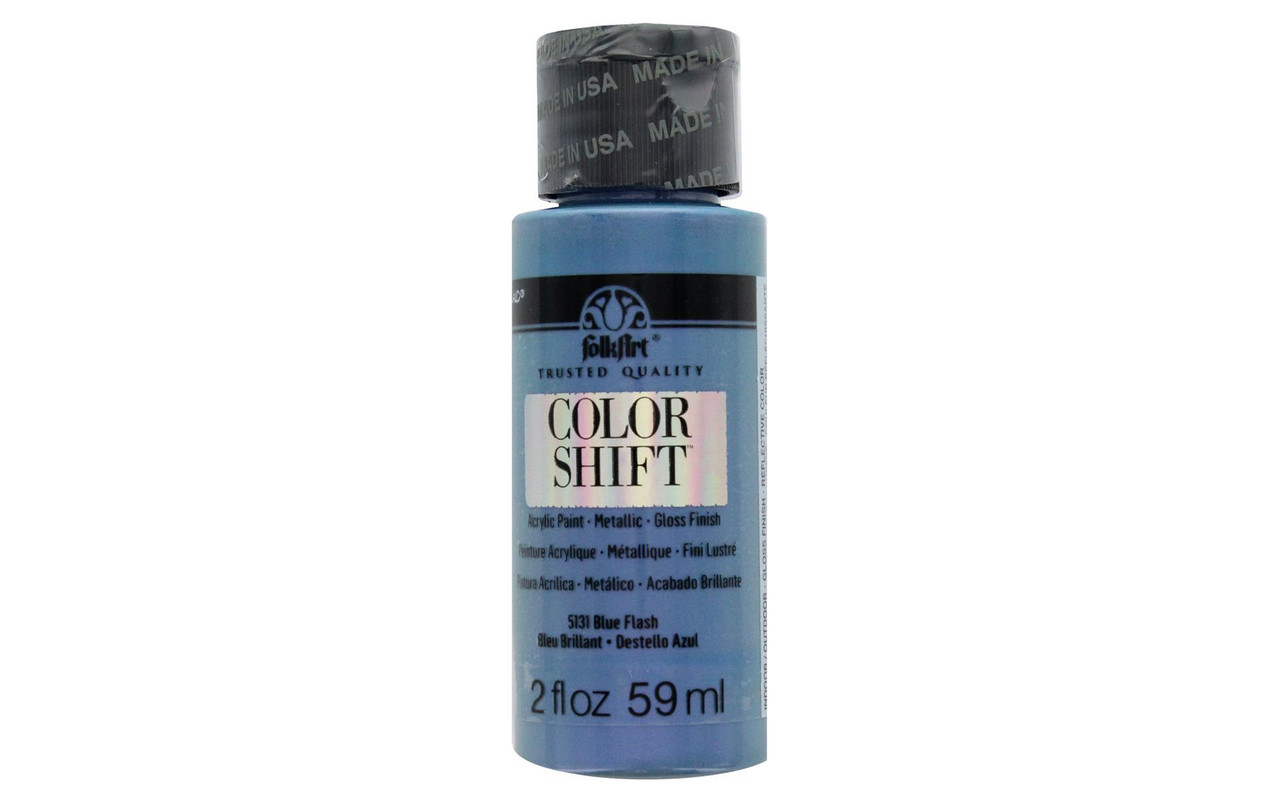 FolkArt Color Shift Paint 2oz-Blue Flash