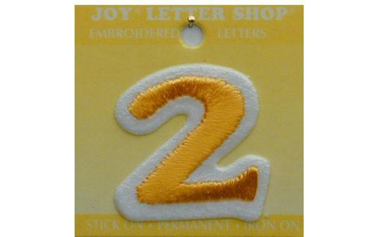 Joy Applique Letter Iron on Cooper 1.5 Red A