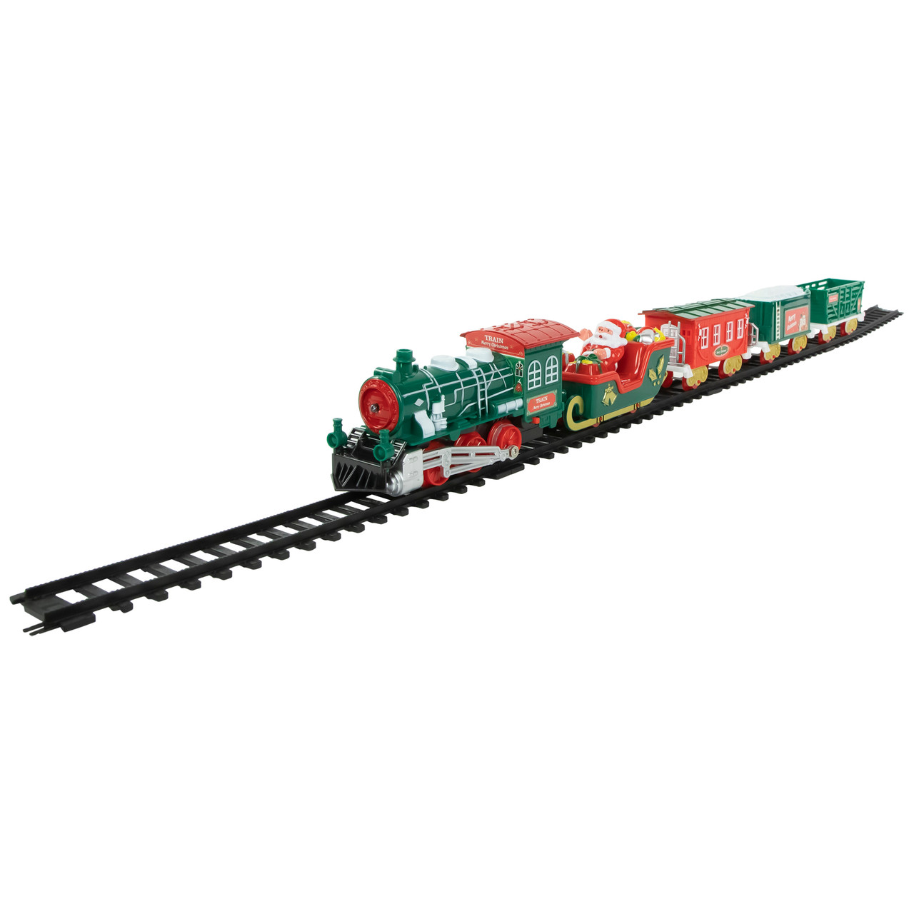 30 Pc Battery Operated Lighted & Animated Classic Christmas Train Set