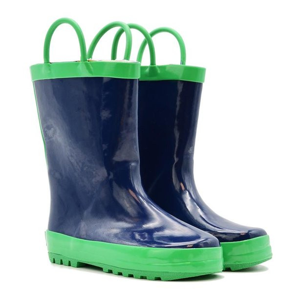 PARENT SKU Mucky Wear Kid's Loop Boot Toddler Rian Boot Navy/Green