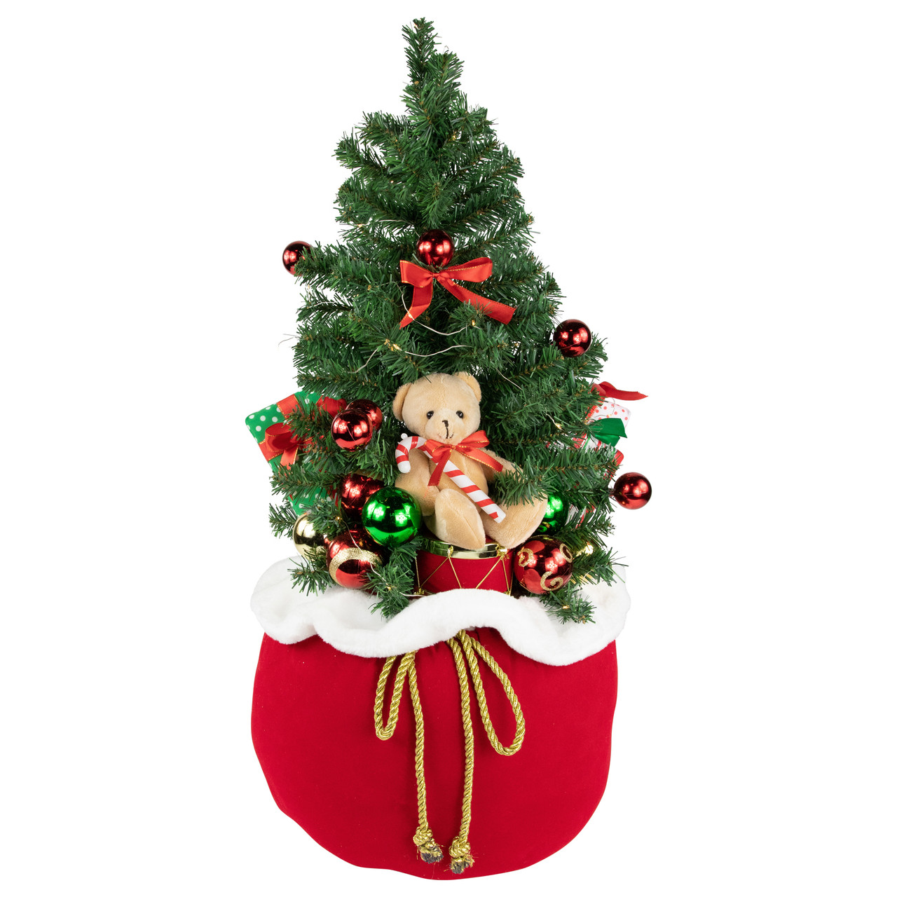 Christmas Snow Globes Lantern,Glitter Snow Globe with 8 Christmas Music  Songs,Xmas Tree Shape Lantern with Xmas Santa Claus,Christmas Tree, White