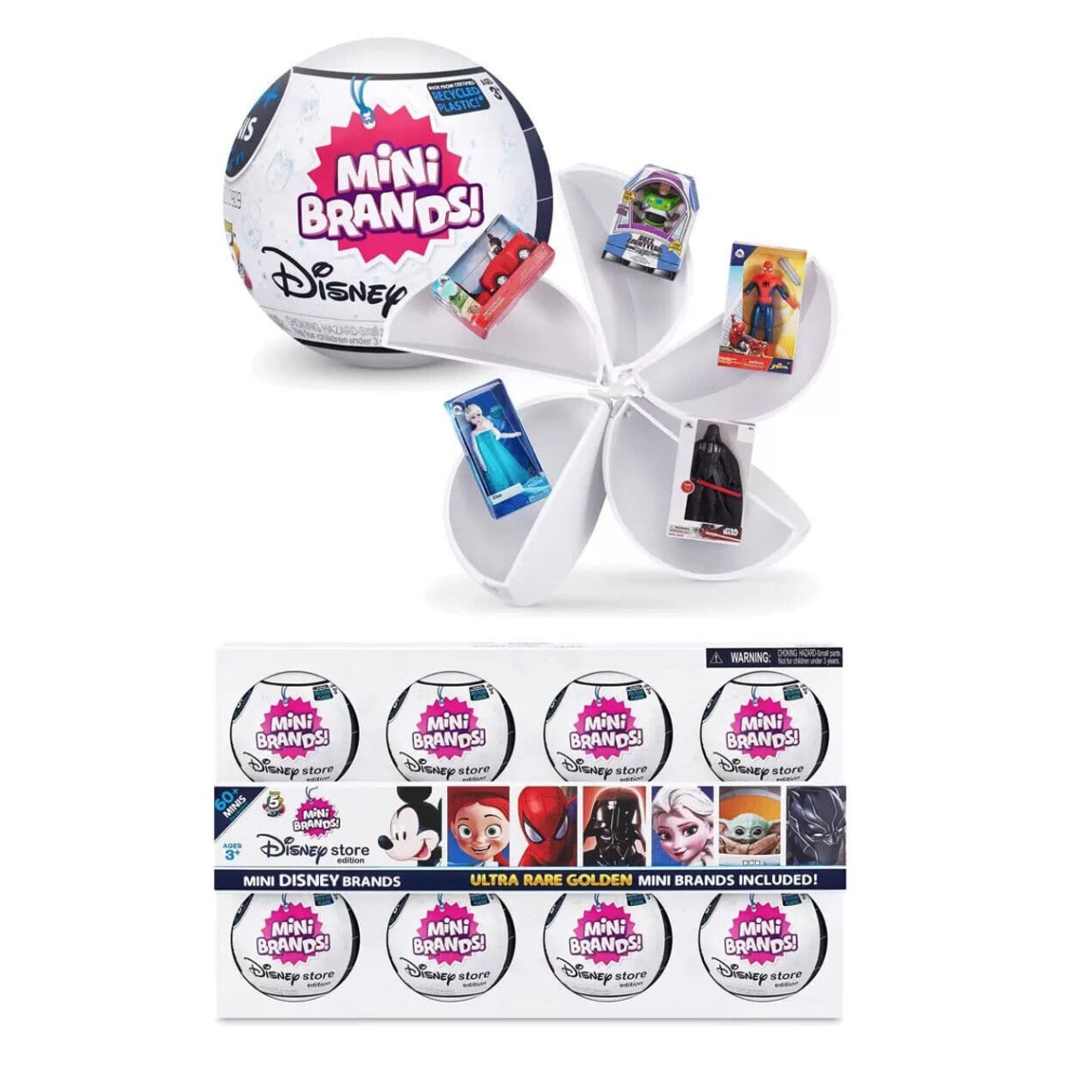5 Surprise Mini Brands Disney Store Exclusive Series 1 Capsule Collect –