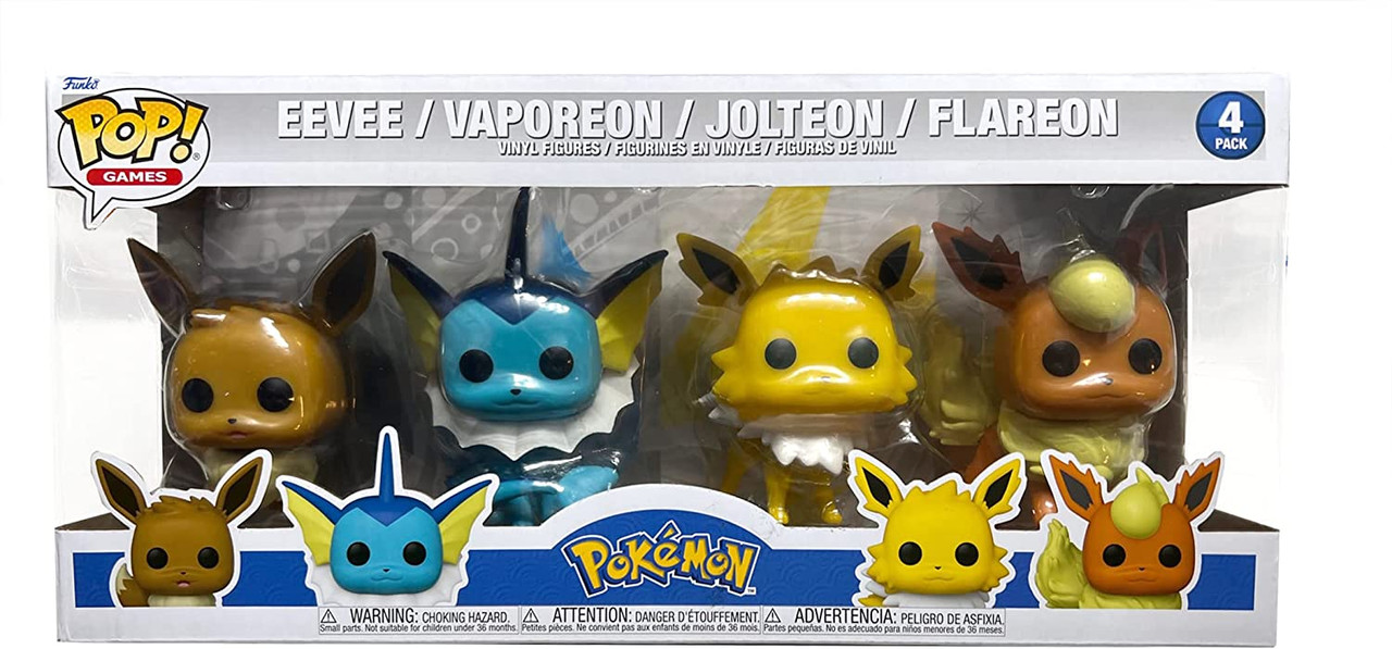 Funko POP 4-pack - Pokémon Eeveelutions or Disney Princess