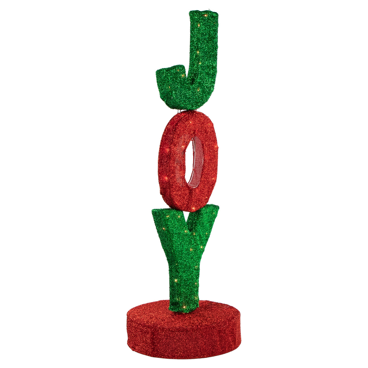 39" Lighted Red & Green 'Joy' Outdoor Christmas Sign Christmas