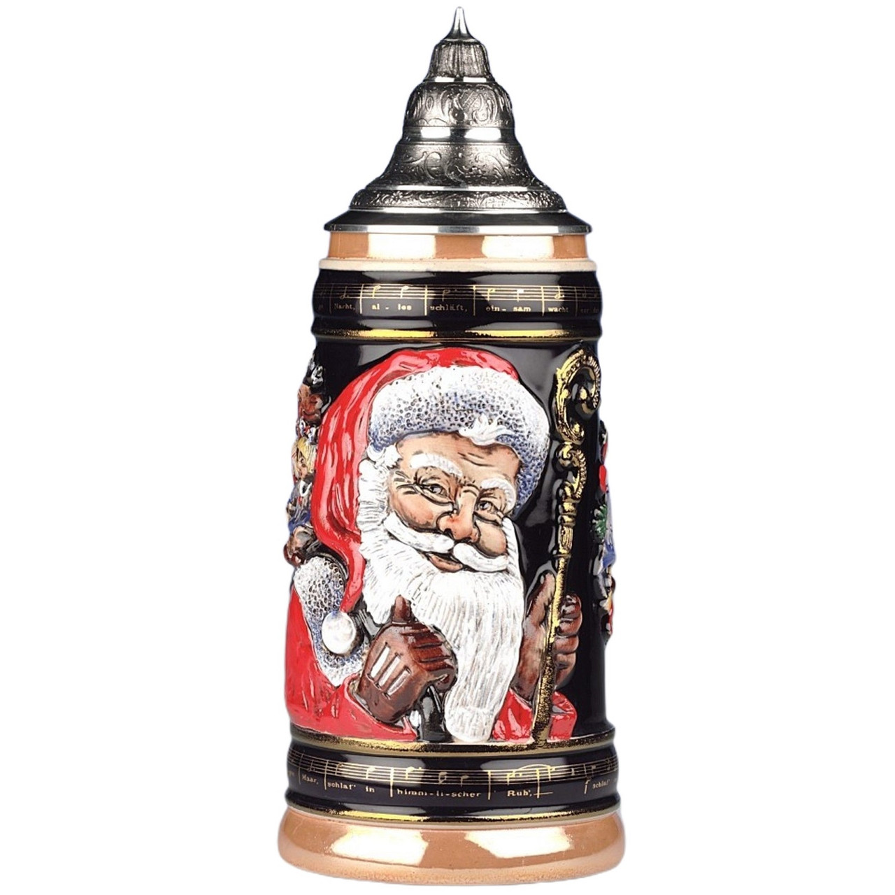 Pinnacle Peak Trading Old World Santa LE German Christmas Beer Stein