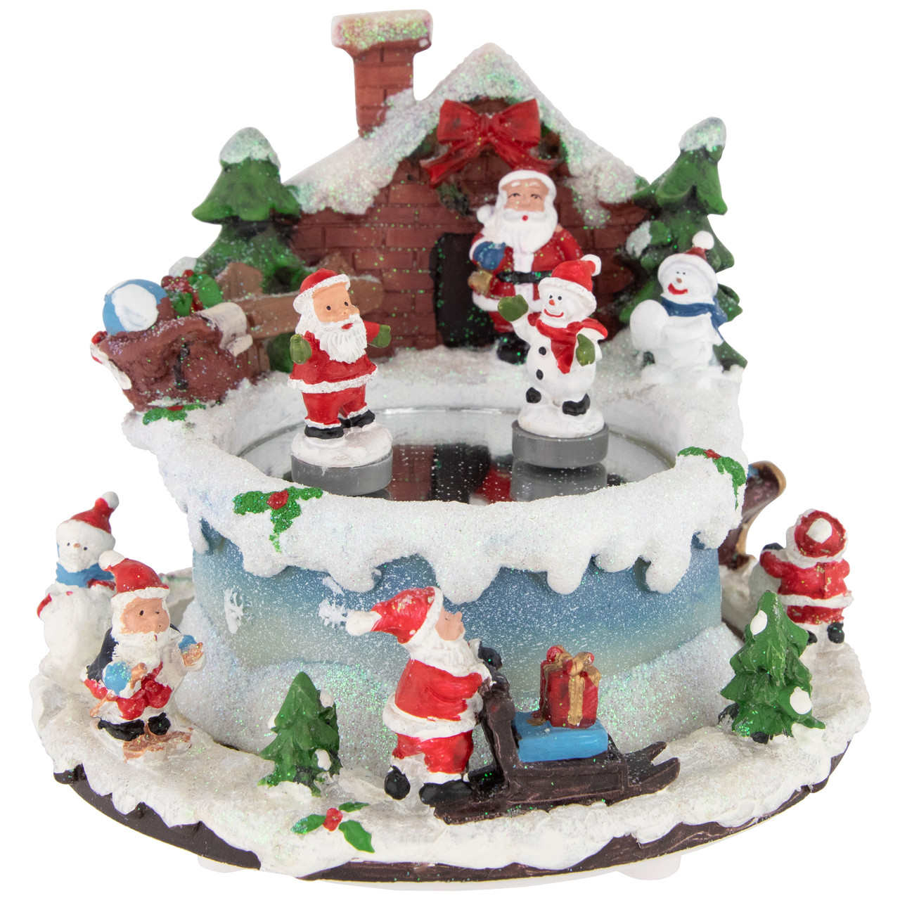 Sterling 10.5" LED Lighted Musical Holiday Village Book Christmas Tabletop  Decoration 屋外照明