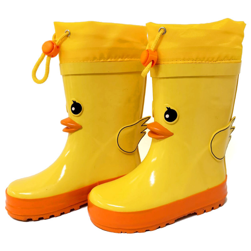 PARENT SKU Mucky Wear kid's Rain Boot Drawstring Duck 3D Boot 1