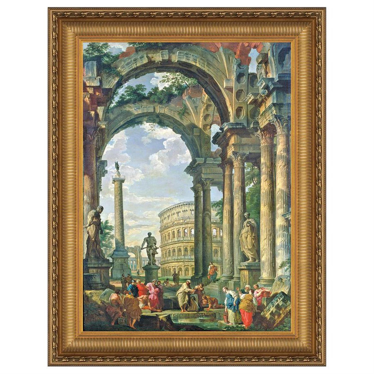 This work by 18th-century Rome's foremost view painter, Panini