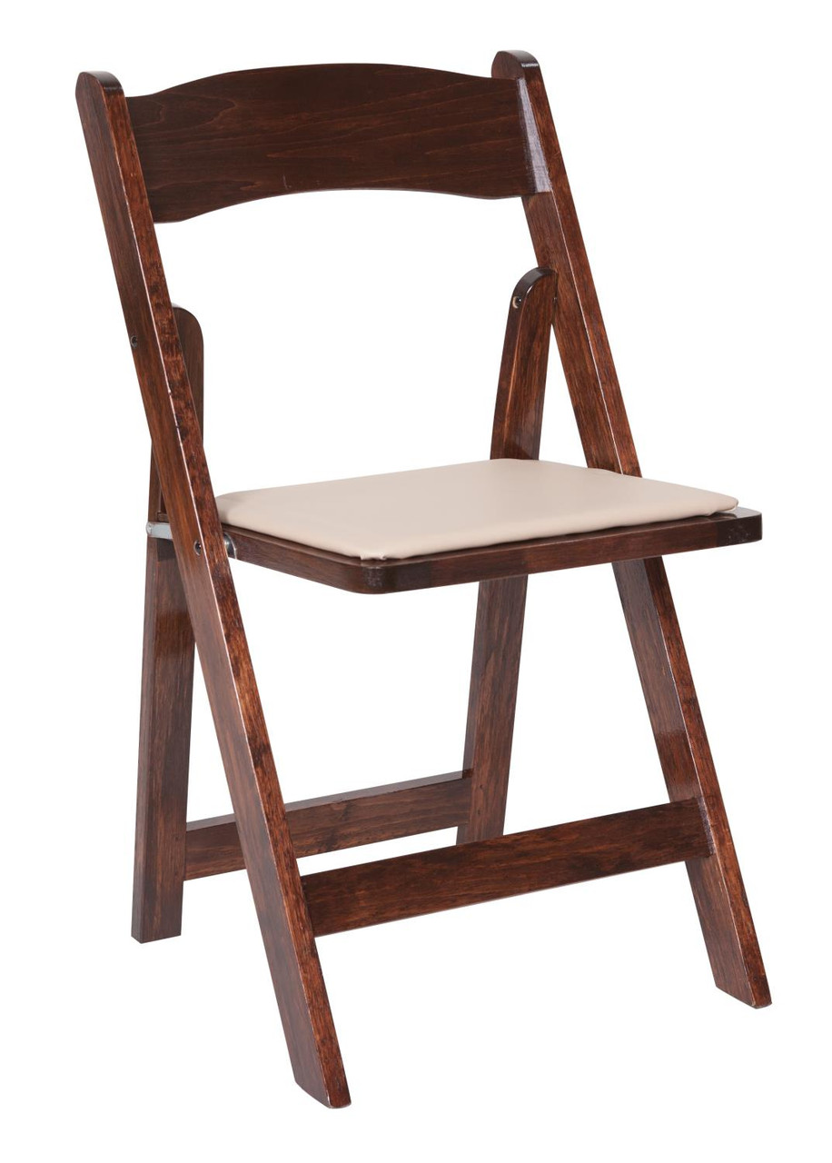 These durable yet lightweight commercial-quality hardwood folding